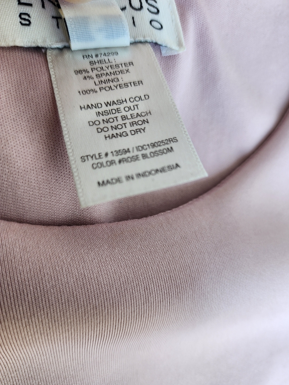 Enfocus Studio Womens Blush Pink Sleeveless Fitted Classic Button Dress 6 - Picture 13 of 14